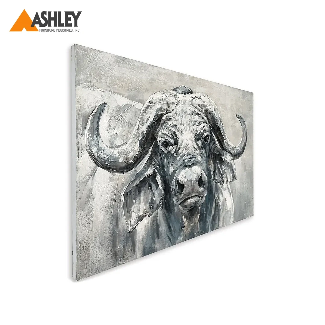 RICKEND WALL PAINTING MADE FROM CANVAS