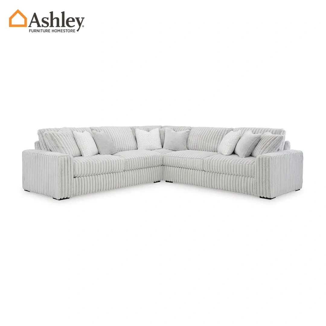 BIGGALEY SECTIONAL SOFA 3 PCS MADE FROM FABRIC