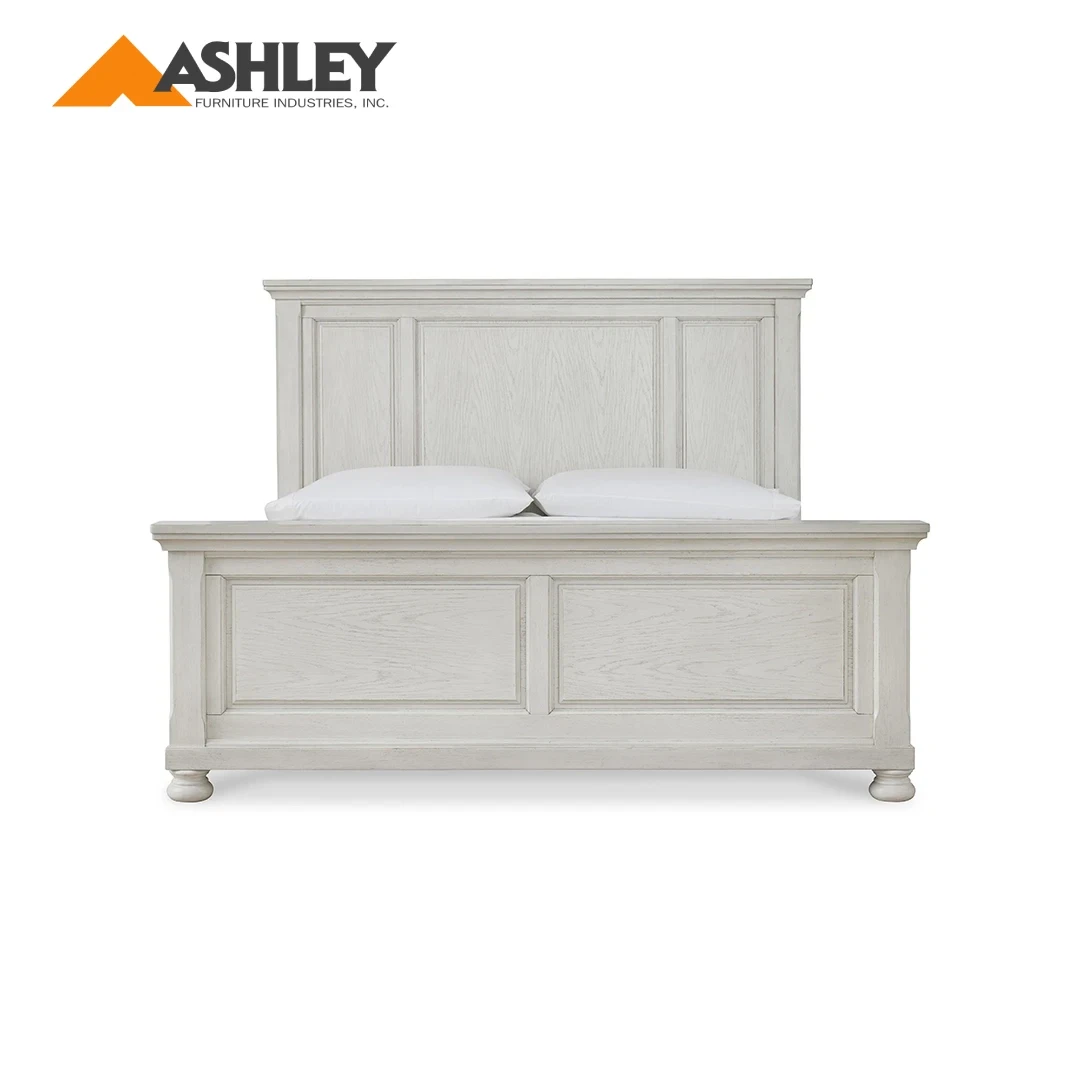 ROBBINSDALE BED QUEEN SIZE (160*200CM) - ANTIQUE WHITE