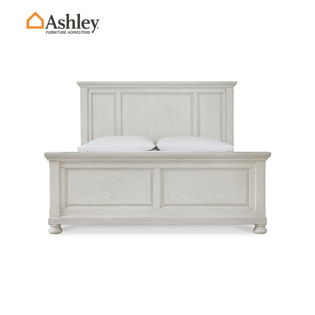 ROBBINSDALE BED QUEEN SIZE (160*200CM) - ANTIQUE WHITE