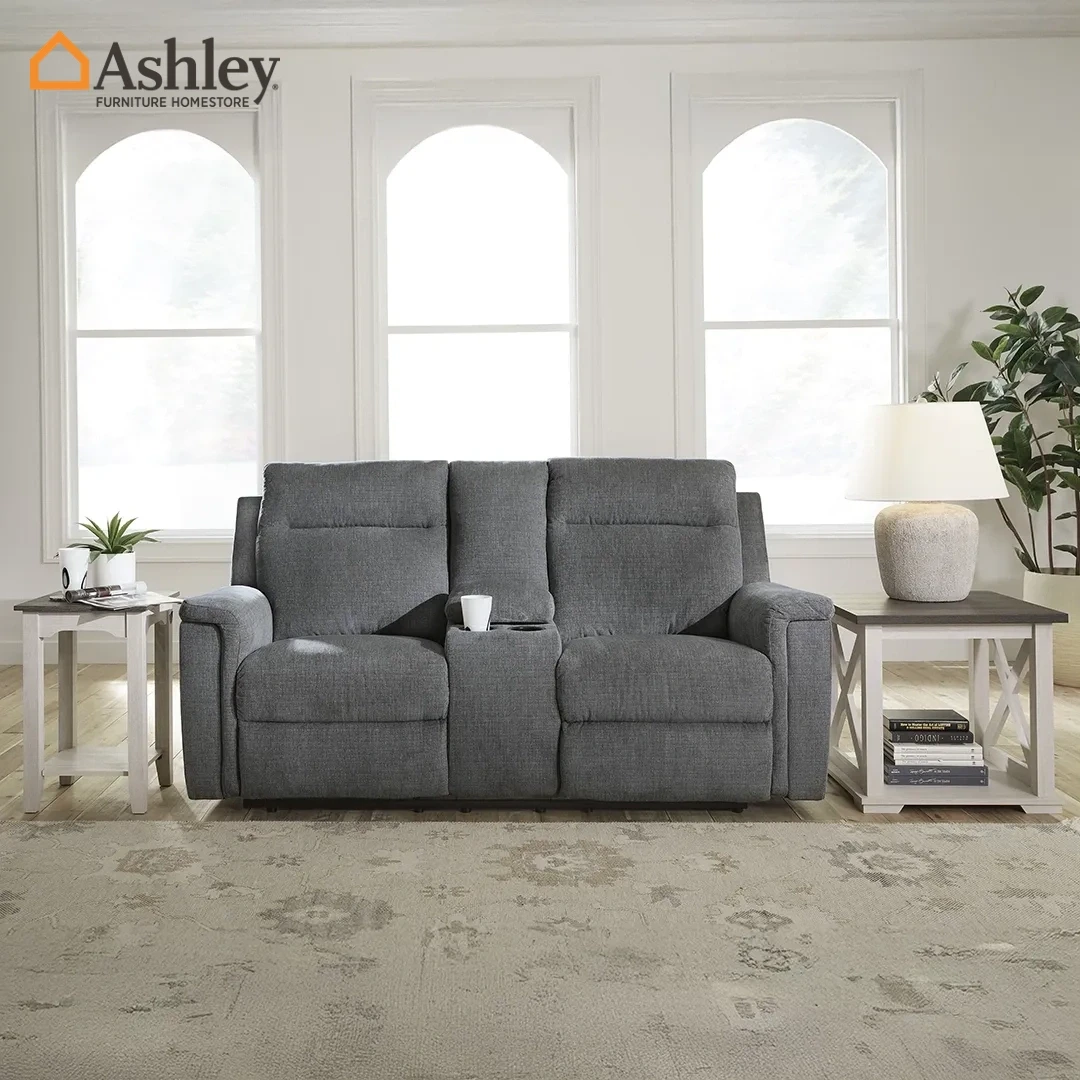 BARNSNA LOVE POWER RECLINER 2 SEATER MADE FROM FABRIC,FABRIC