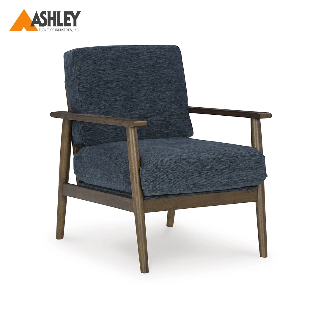 BIXLER CHAIR BLUE MADE FROM FABRIC