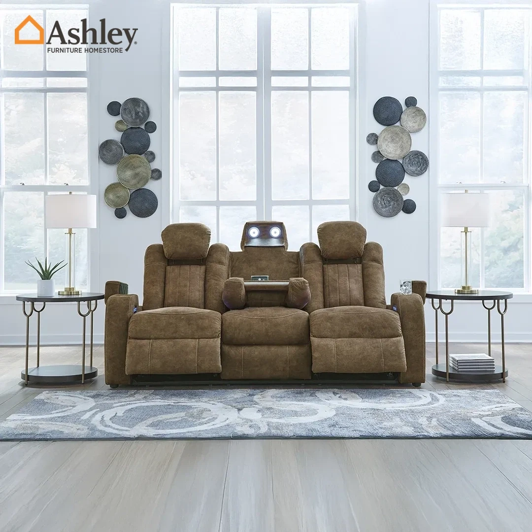 WOLFRIDGE SOFA RECLINER 3 SEATER MADE FROM LEATHER
