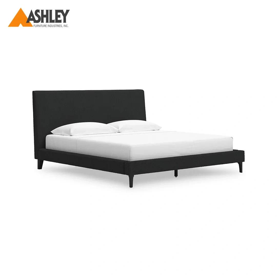 CADMORI BED KING SIZE (193*203 CM) MADE FROM ENGINEERED WOOD,FABRIC