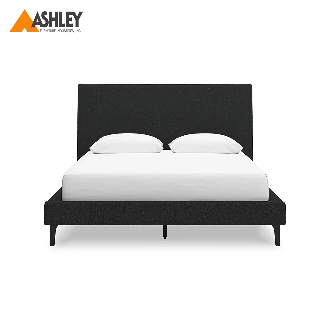 CADMORI BED KING SIZE (150*200 CM) MADE FROM ENGINEERED WOOD,FABRIC