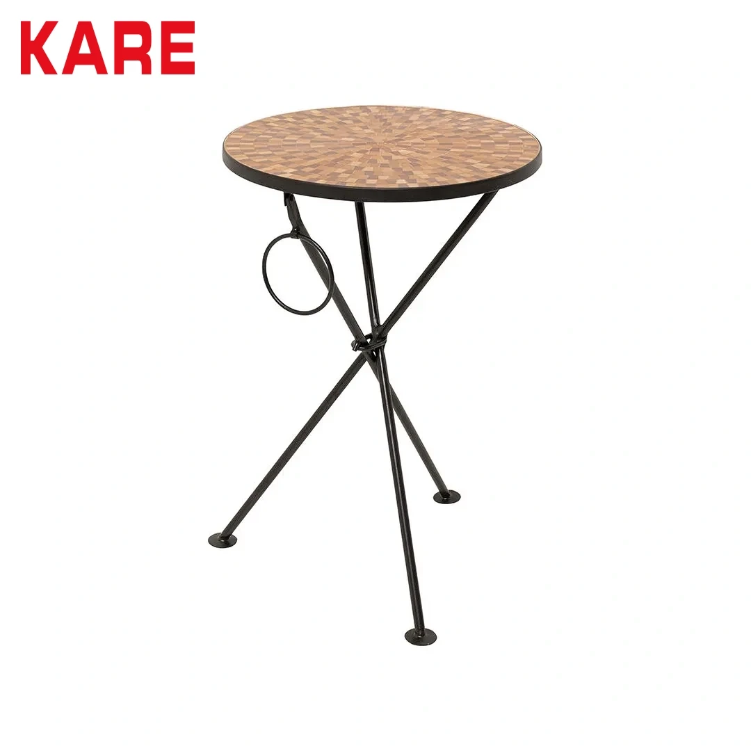 CLACK MOSAIC END TABLE ORANGE