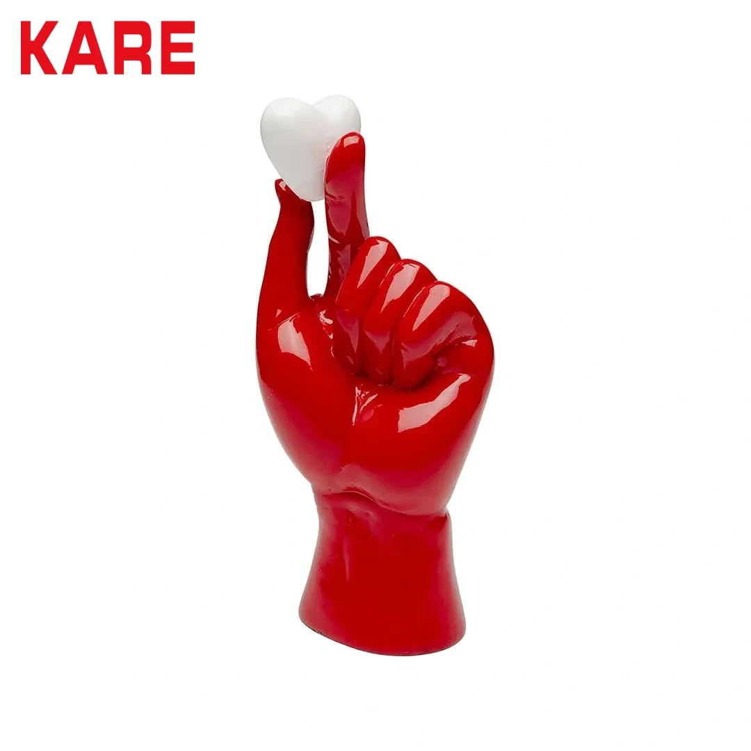 HOLDING HEART DECO OBJECT 26CM
