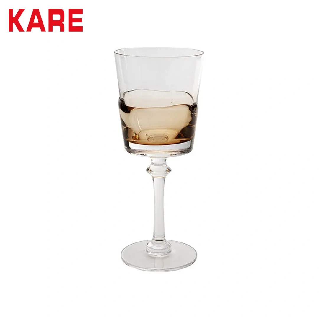 GLASS MIMI AMBER 21CM