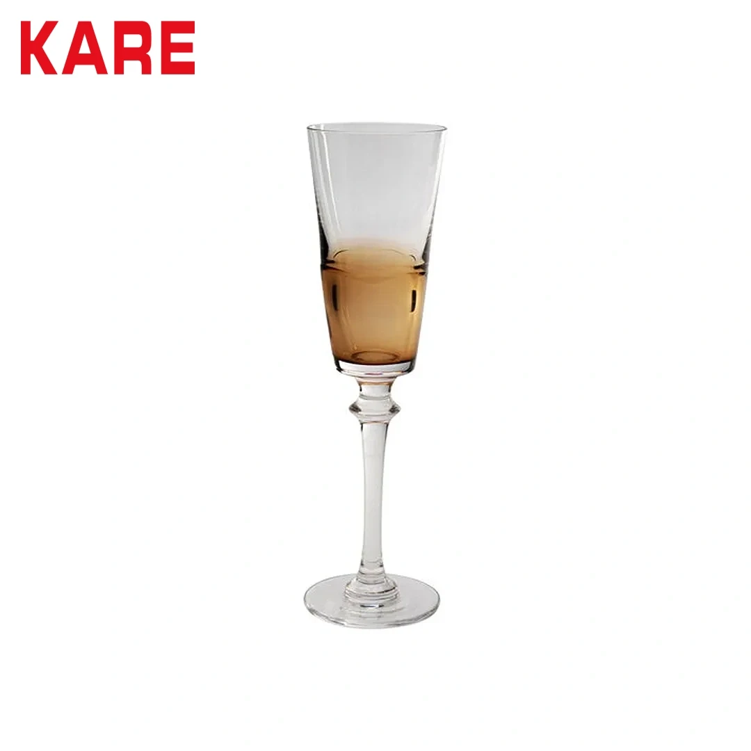 GLASS MIMI AMBER 24CM