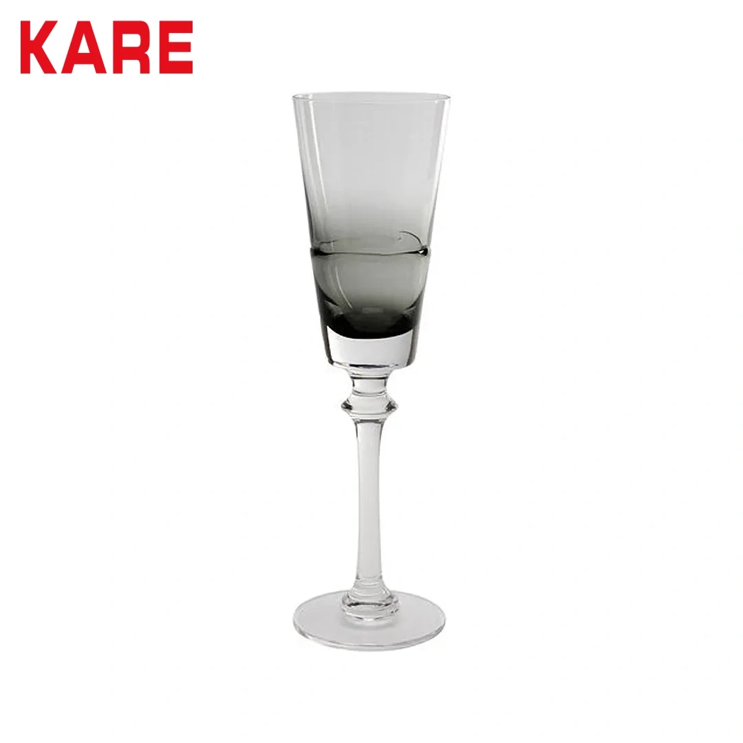 GLASS MIMI GREY 24CM