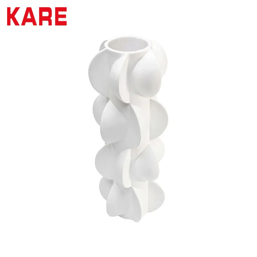 VIENTO VASE WHITE 35CM