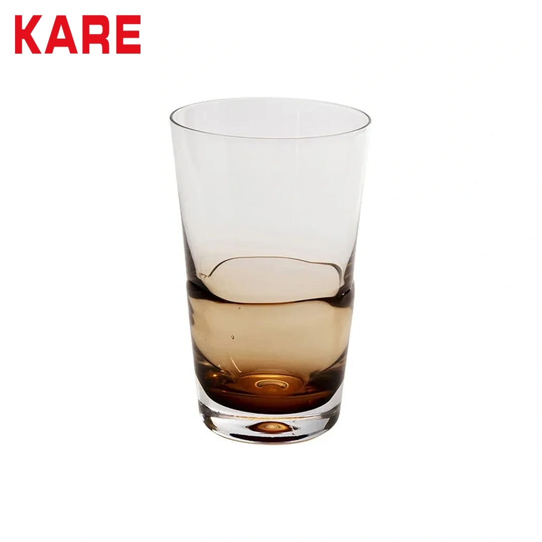 كوب ميمي حجم كبير أمبر لون شفاف