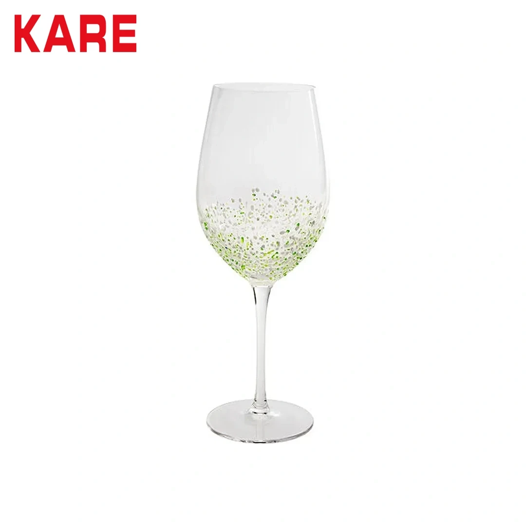 DRINKING GLASS LINUM GREEN 24CM