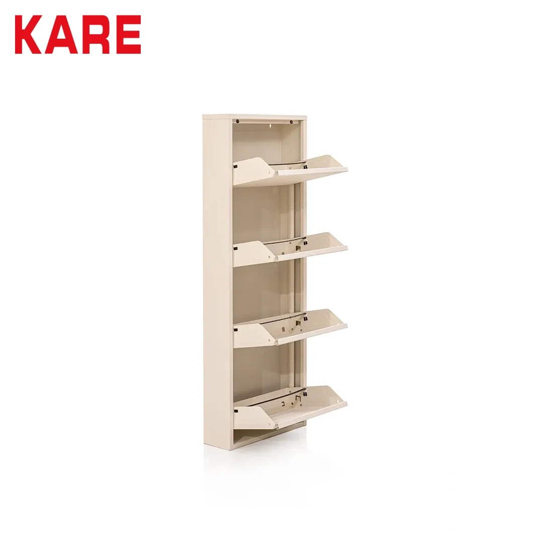 MAUNEY SHOE CABINET MADE FROM METAL