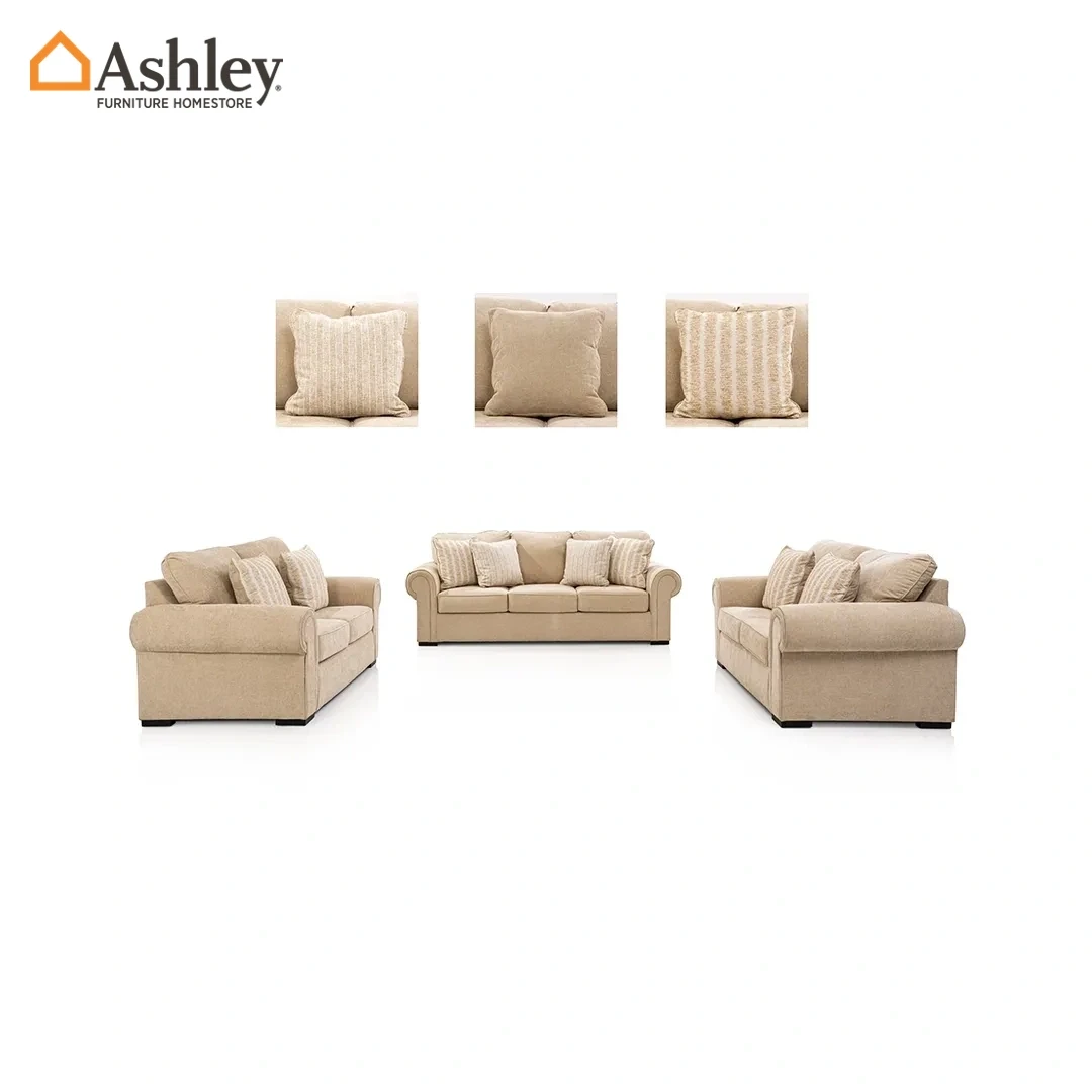 LERASON SOFA SET 3 PCS MADE FROM FABRIC