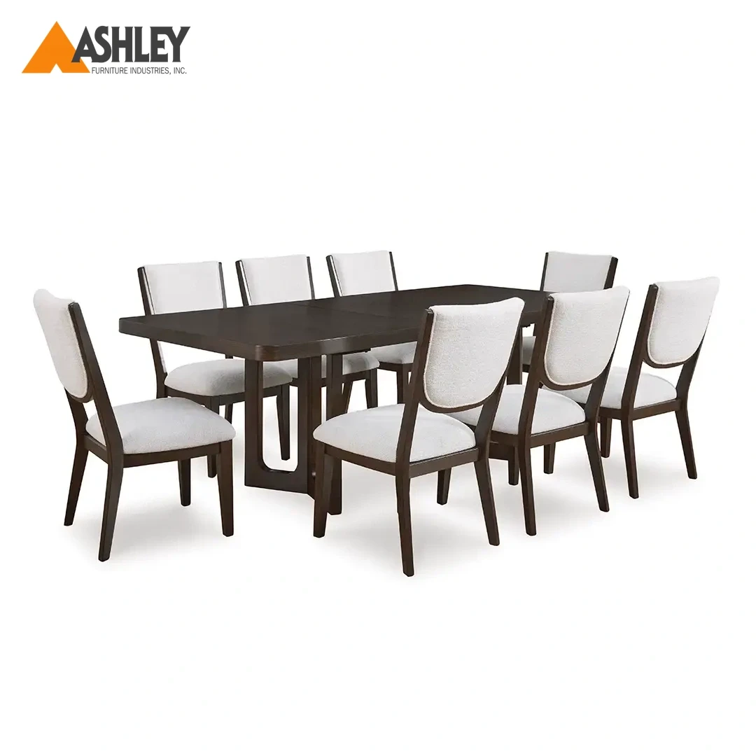 طقم طاولة طعام 8 كرسى بريكنجوتن لون أسود