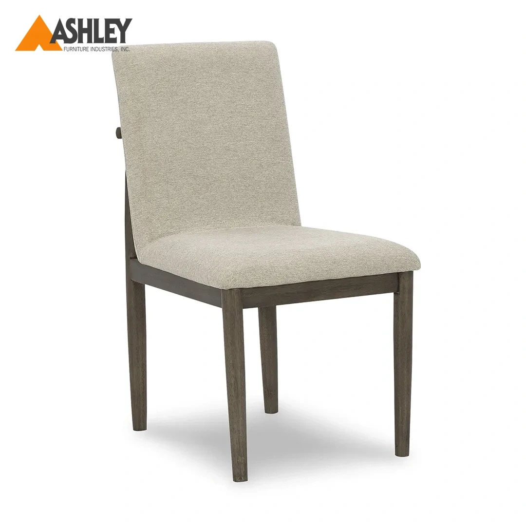 كرسي طعام أركينتون بتصميم انتقالي بلون بني أنيق