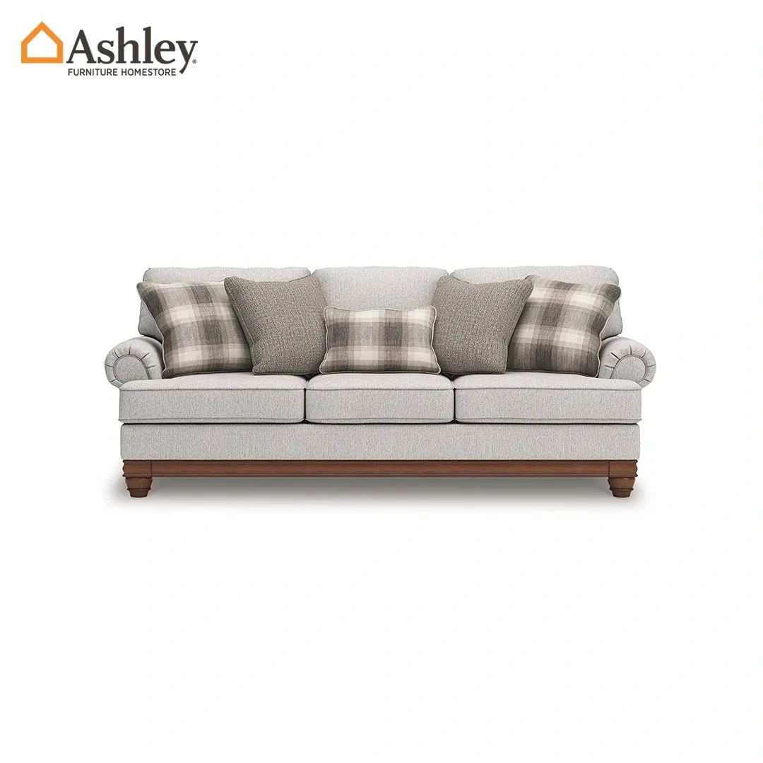 STOUGHTON SOFA 3 SEATER BEIGE AND BROWN