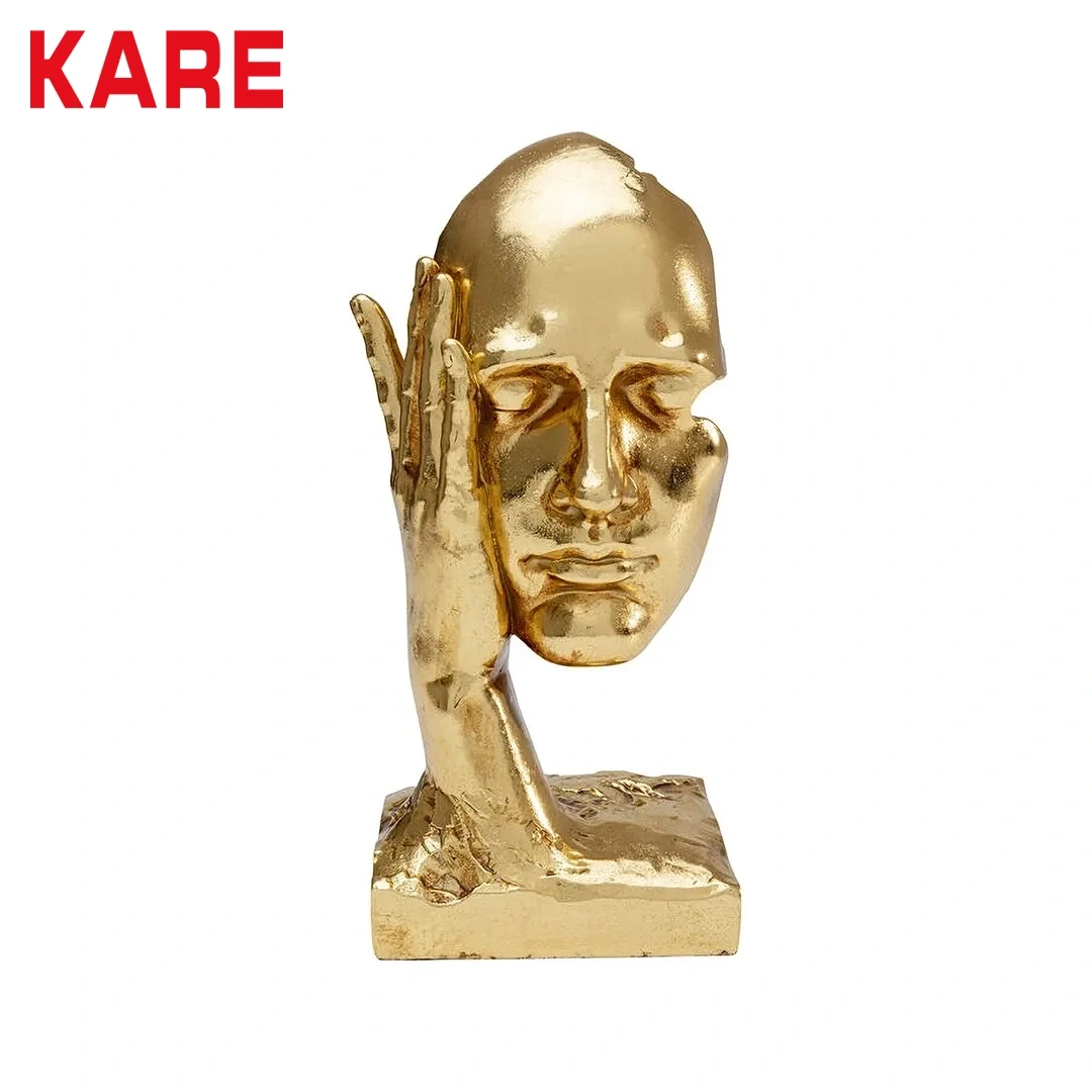 مجسم فني اين ماي مايند لون ذهبي