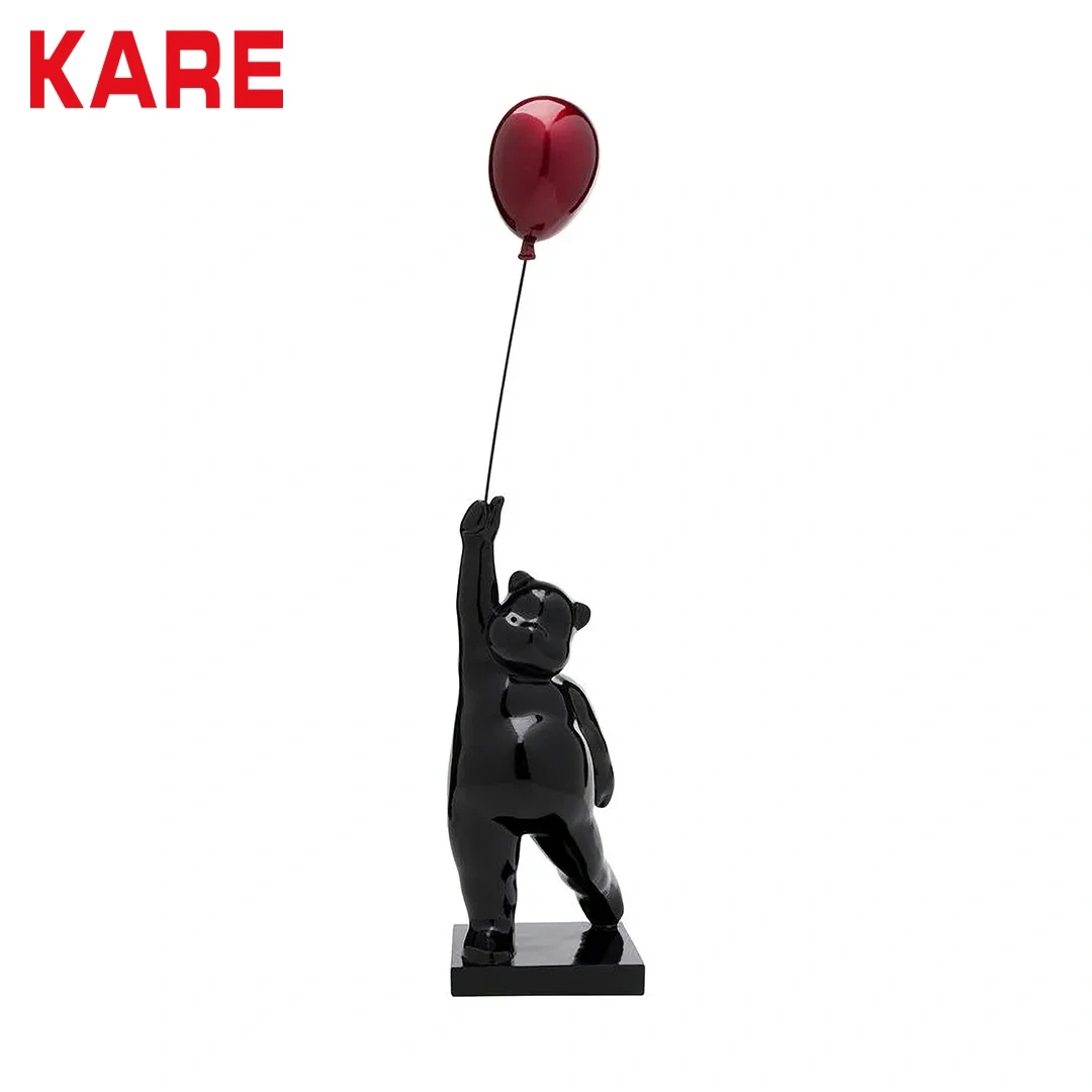 BALLOON BEAR DECO BLACK