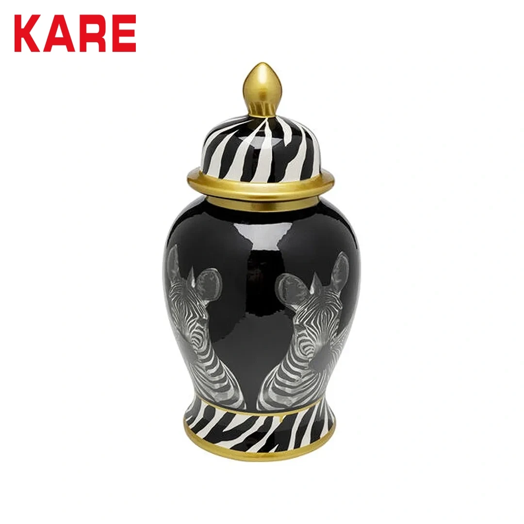 ZEBRA FACE VASE