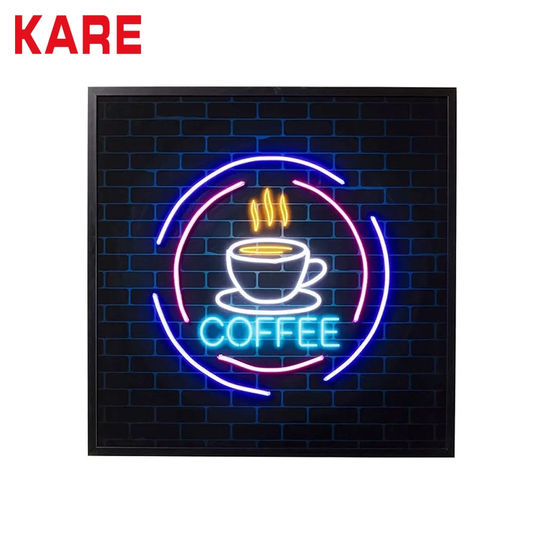 COFFEE LED WALL PAINTING