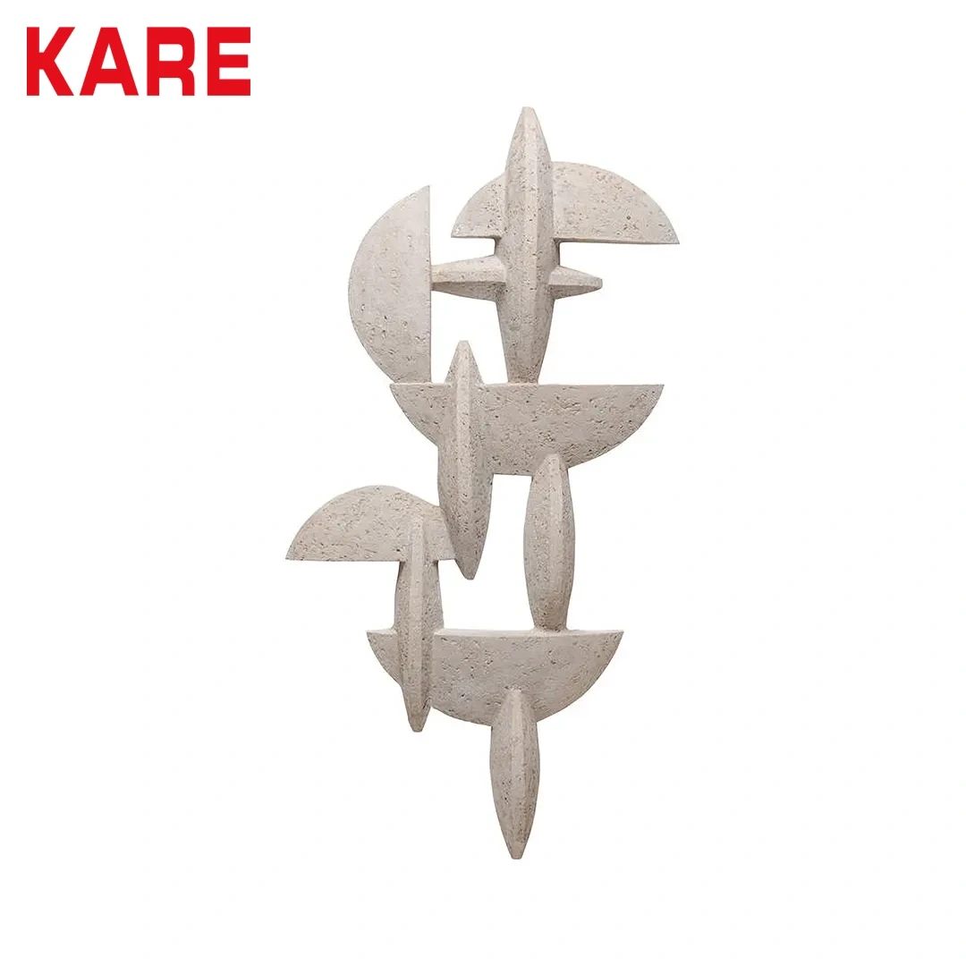 ROTONDO PEZZI WALL ART BEIGE