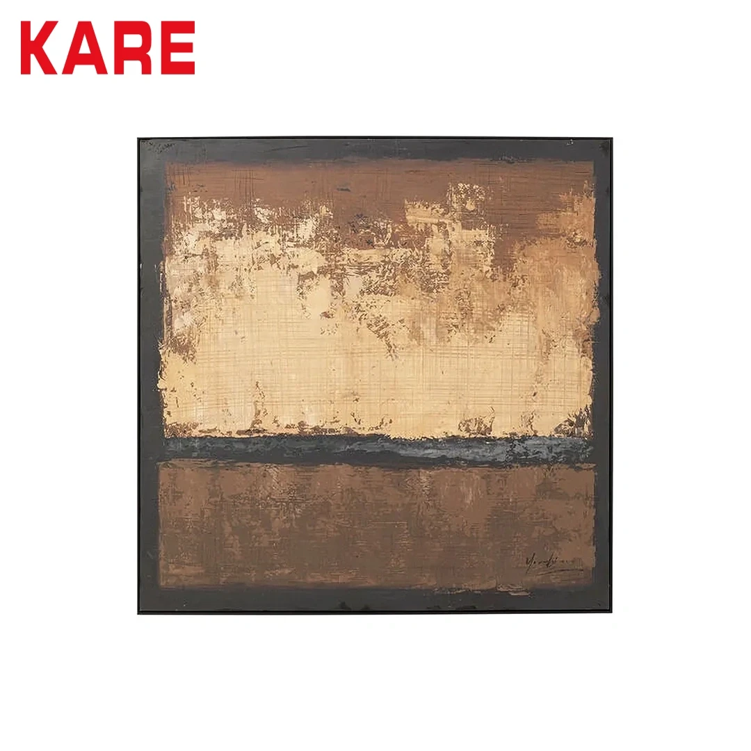 SILENCE WALL PAINTING BROWN