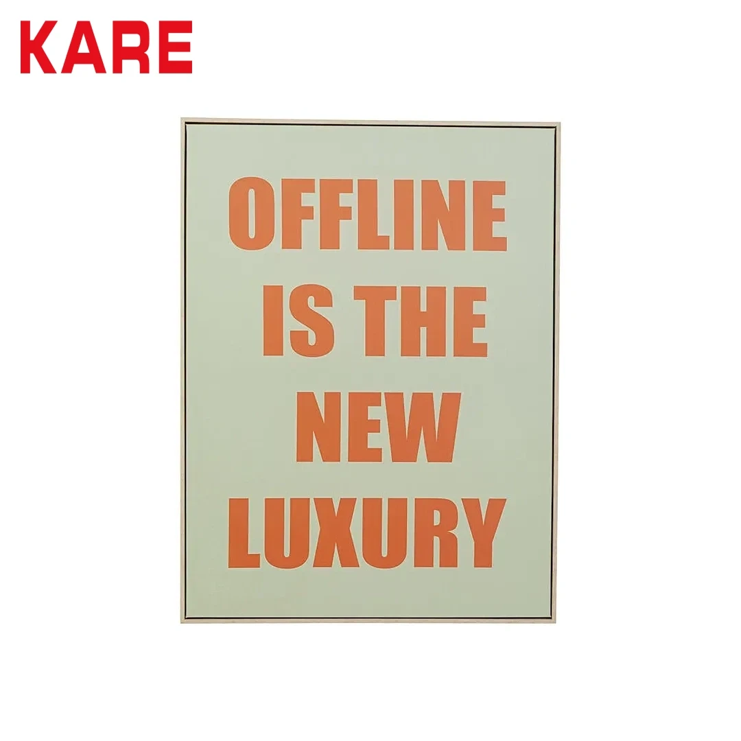 NEW LUXURY WALL PAINTING BLACK
