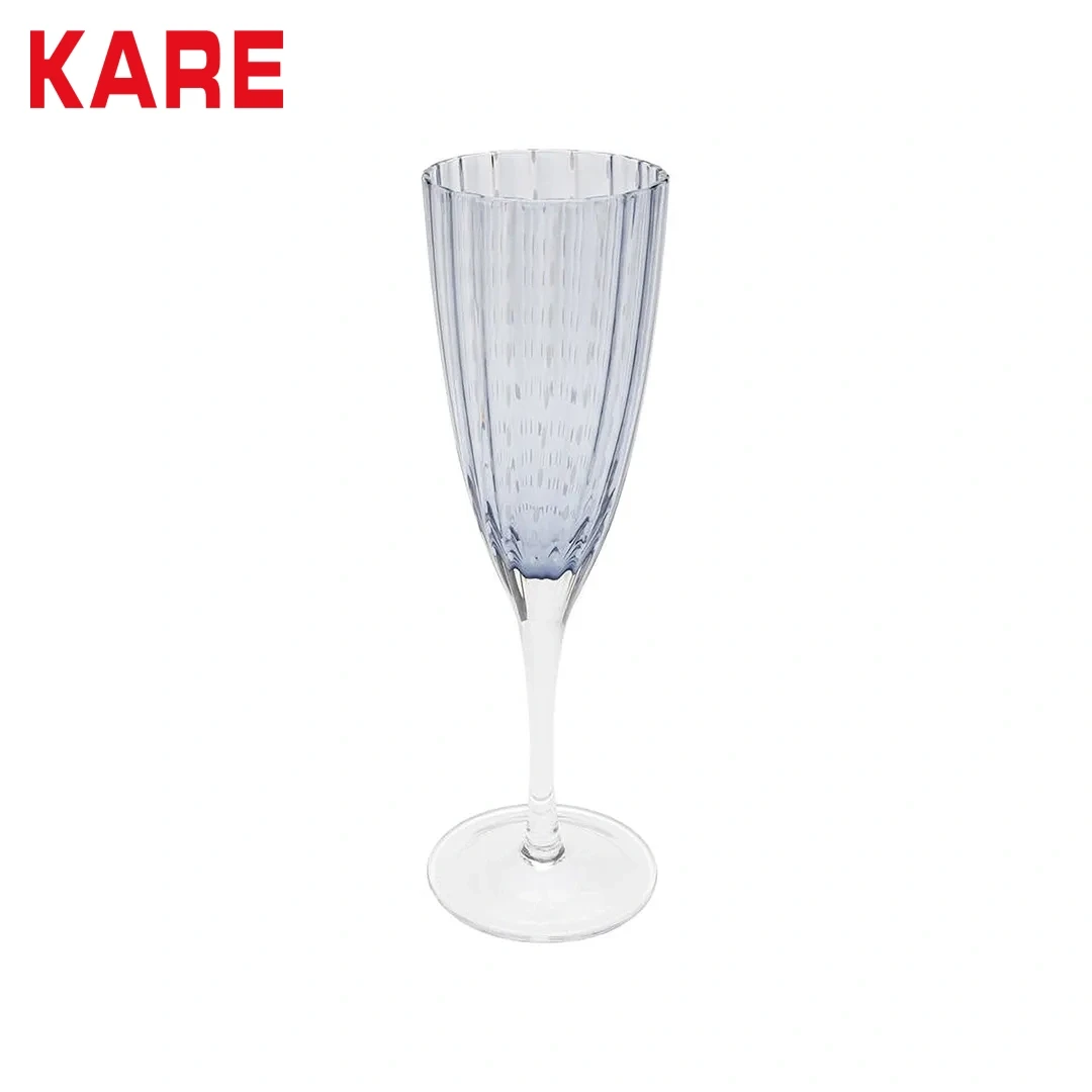CLUE FOOTED DRINKING GLASS 330ML CLEAR