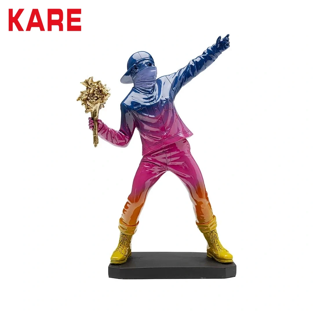 مجسم فني ستريت ارت بوكية الوان متعدده