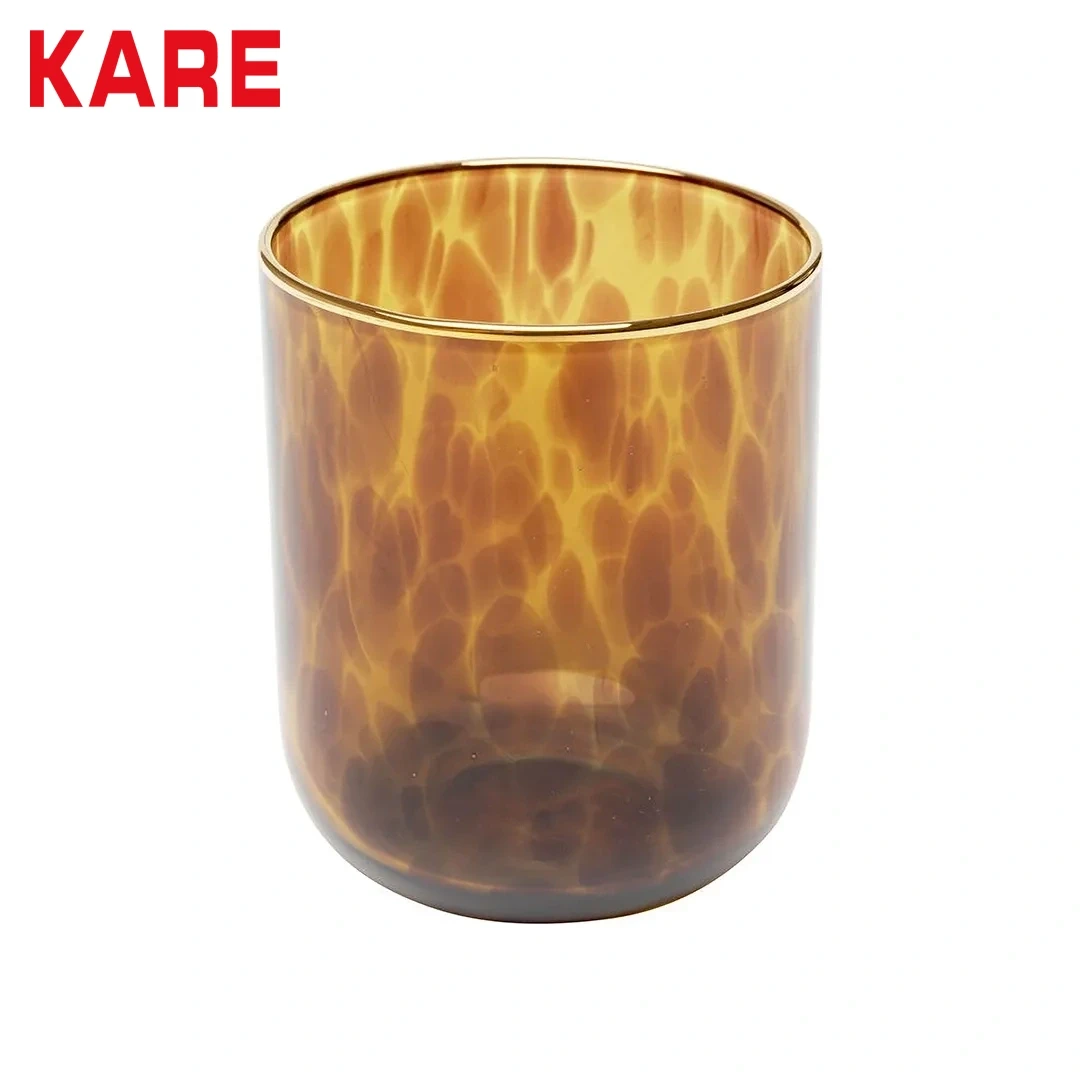 CARAMEL DRINKING GLASS SMALL MULTICOLORED