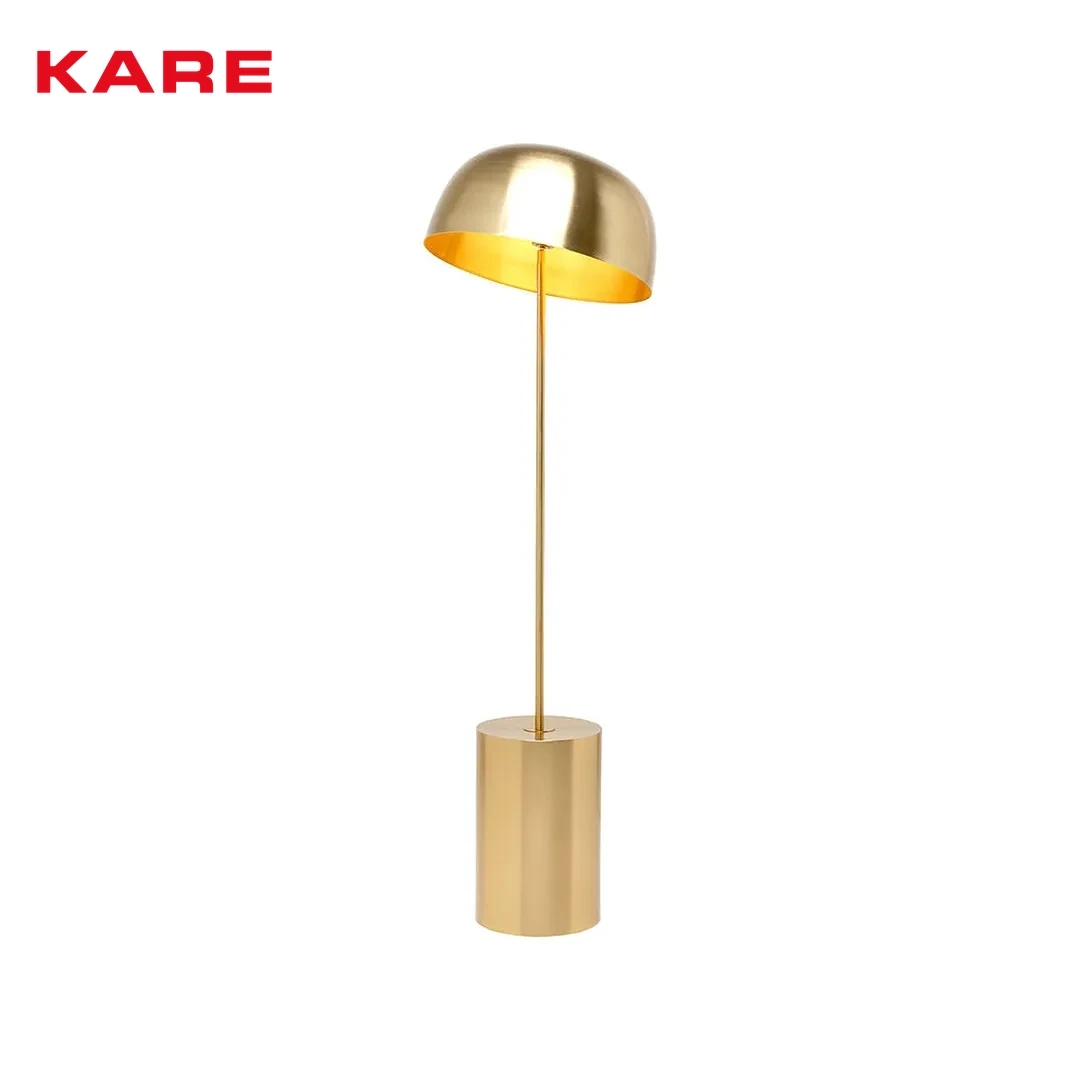 LOUNGY METAL FLOOR LAMP GOLD W48 * D48 * H160 CM