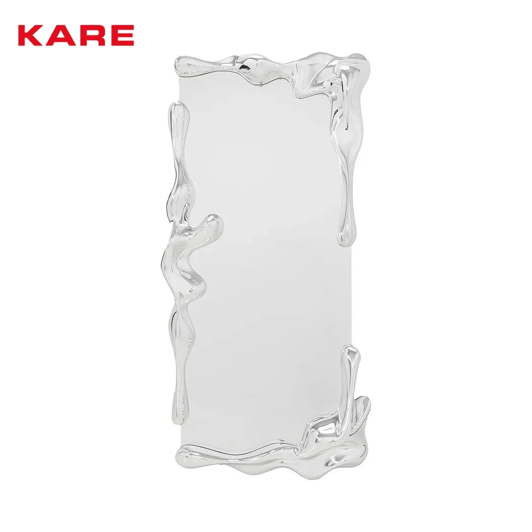 LAVA WOODEN MIRROR SILVER W91 * D15 * H180 CM