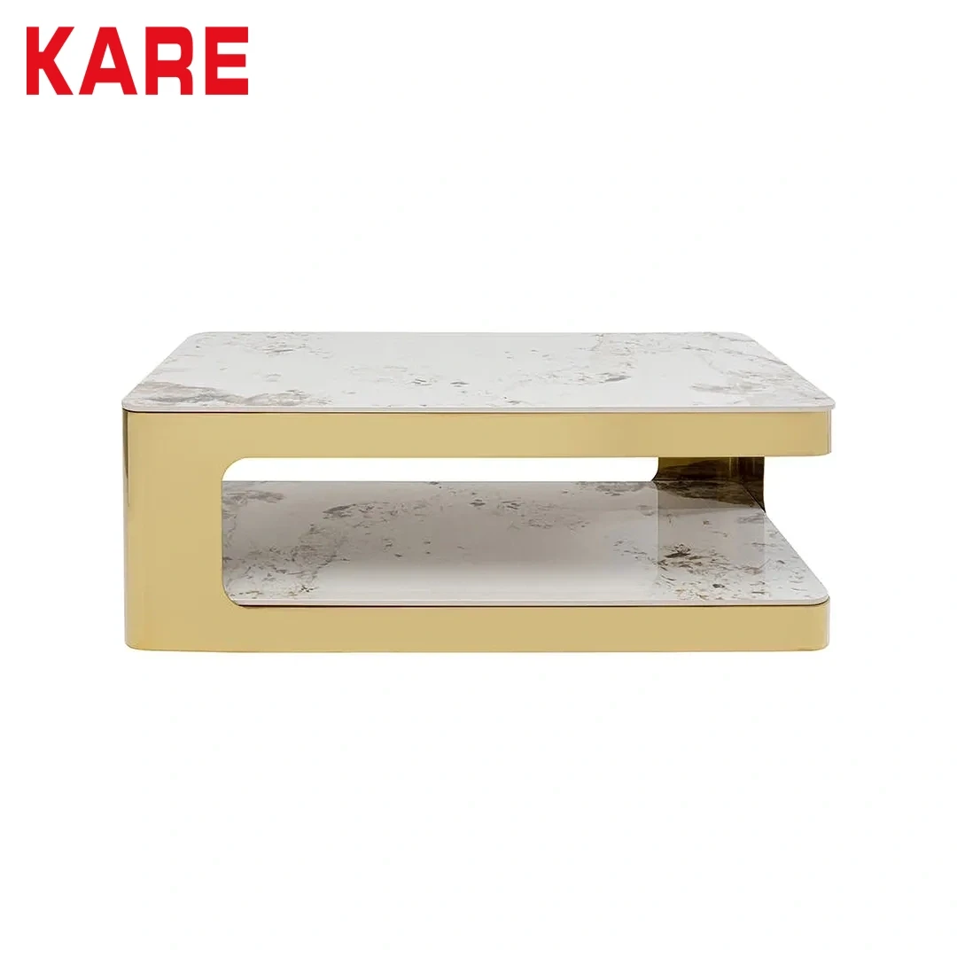 طاولة وسط نوبي لون ذهبي