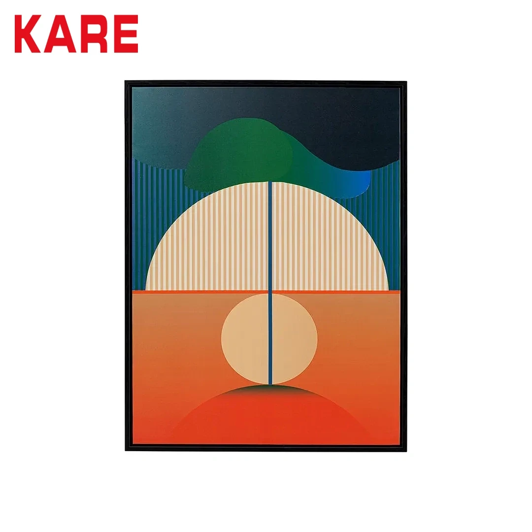 SUNRISE WALL PAINTING BLACK