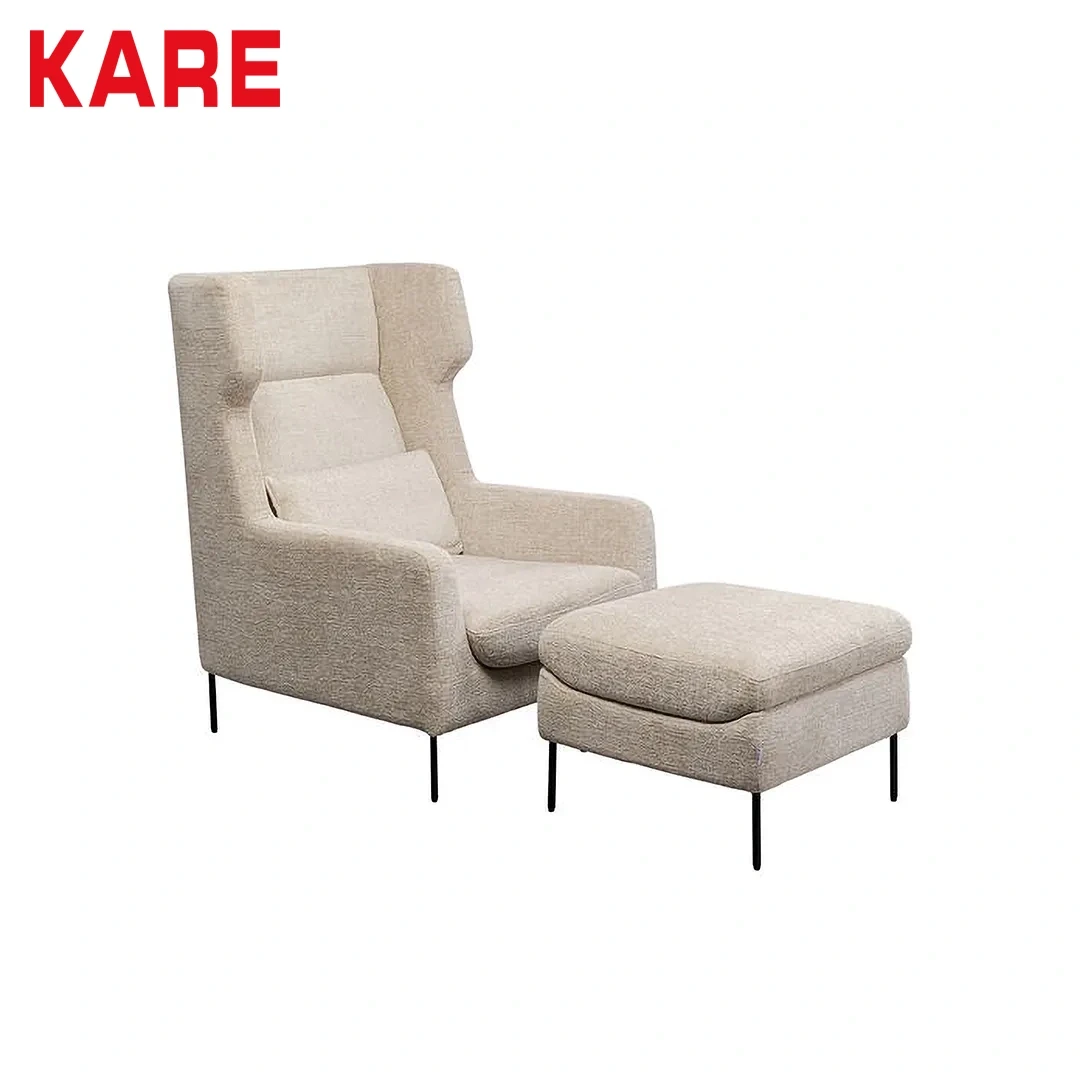QUINN CHAIR + STOOL BEIGE