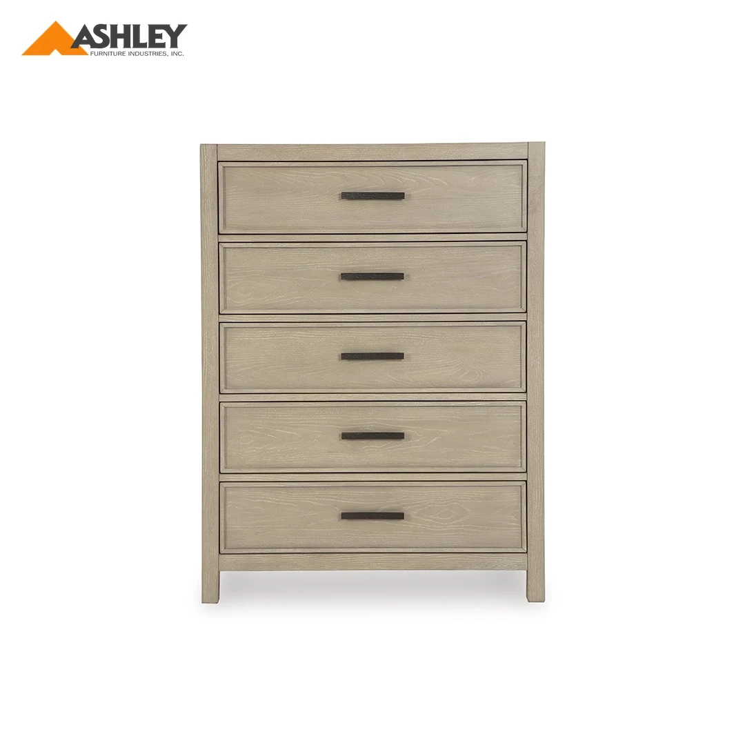CALMORO CHEST OF DRAWER - GREIGE