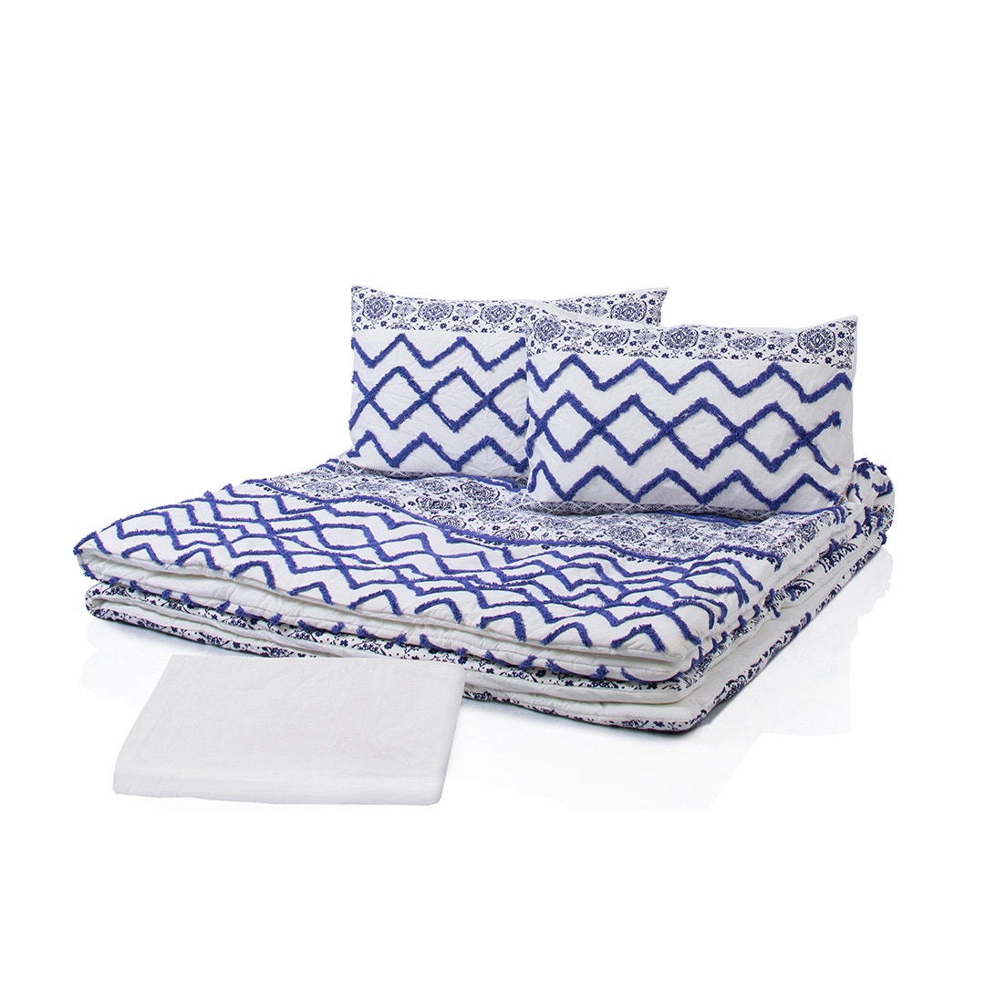 TITAK BEDDING SET KING SIZE (193*203CM) 4 PCS MADE FROM FABRIC