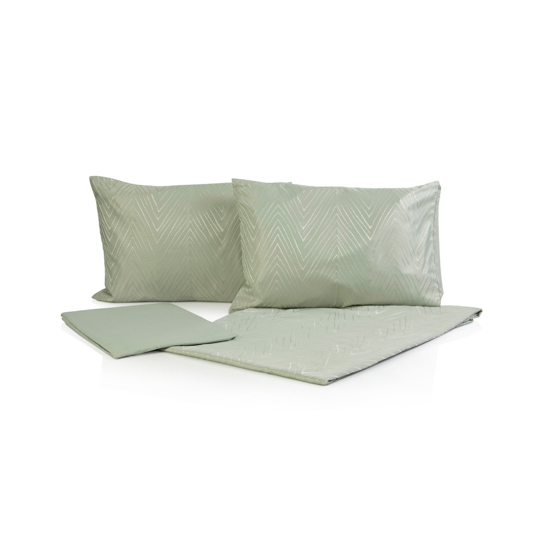 NEMOR BEDDING SET KING SIZE (193*203CM) 4 PCS MADE FROM FABRIC,FABRIC