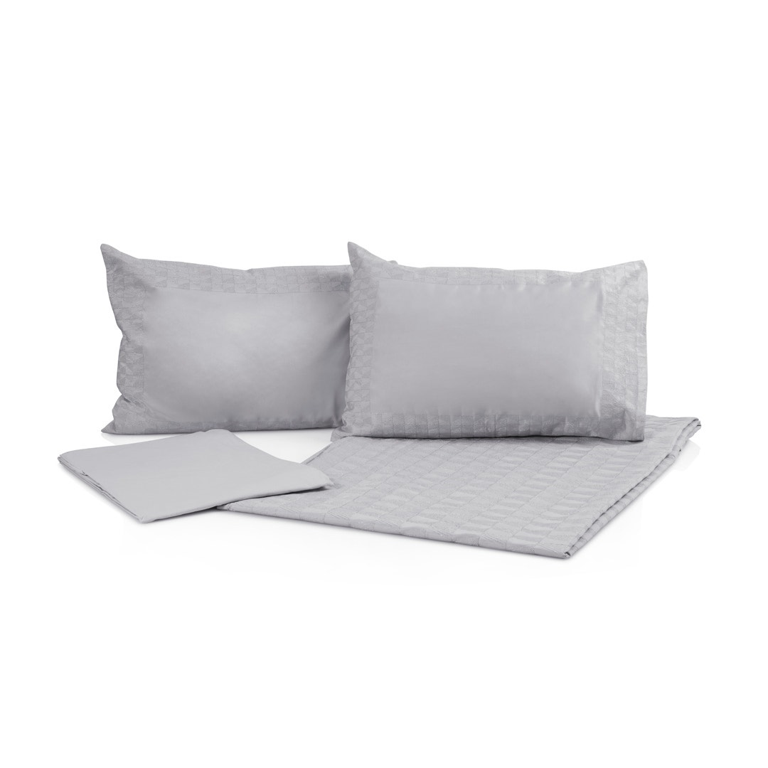 CASOTOR BEDDING SET KING SIZE (193*203CM) 4 PCS MADE FROM FABRIC,FABRIC