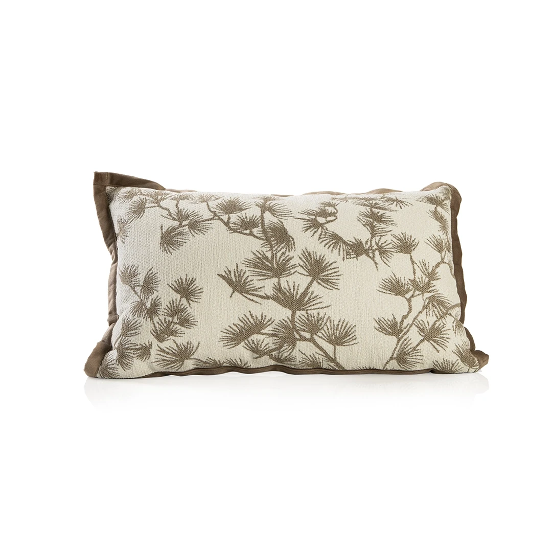 CUSHION BROWN AND WHITE