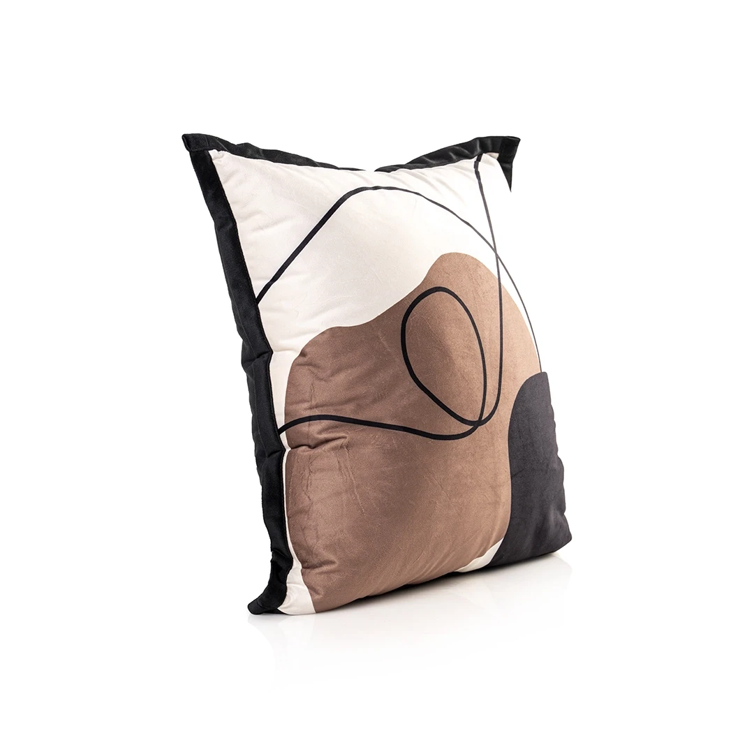 ODZIAN SQUARE CUSHION BROWN