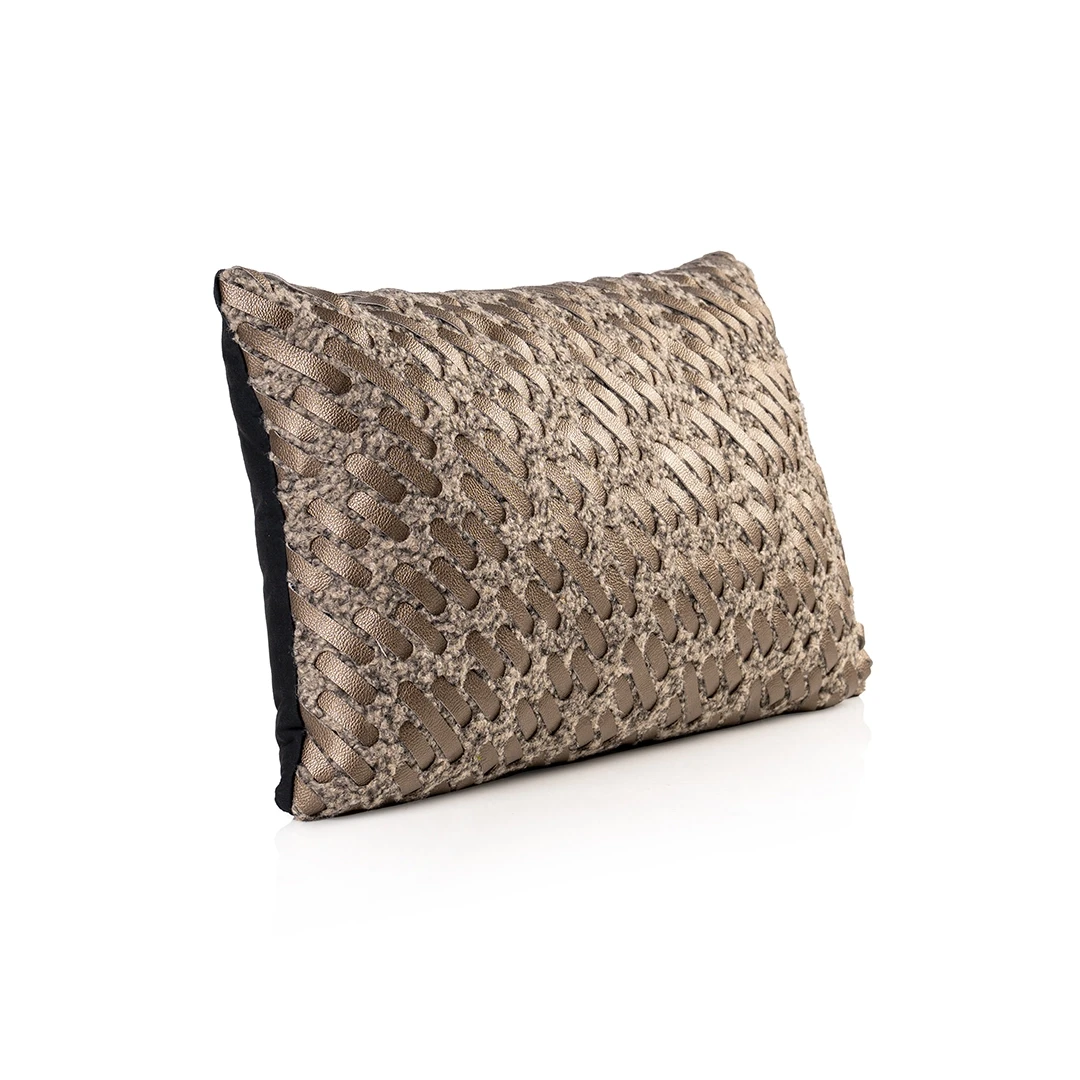 OMORABYTE RECTANGLE CUSHION BROWN