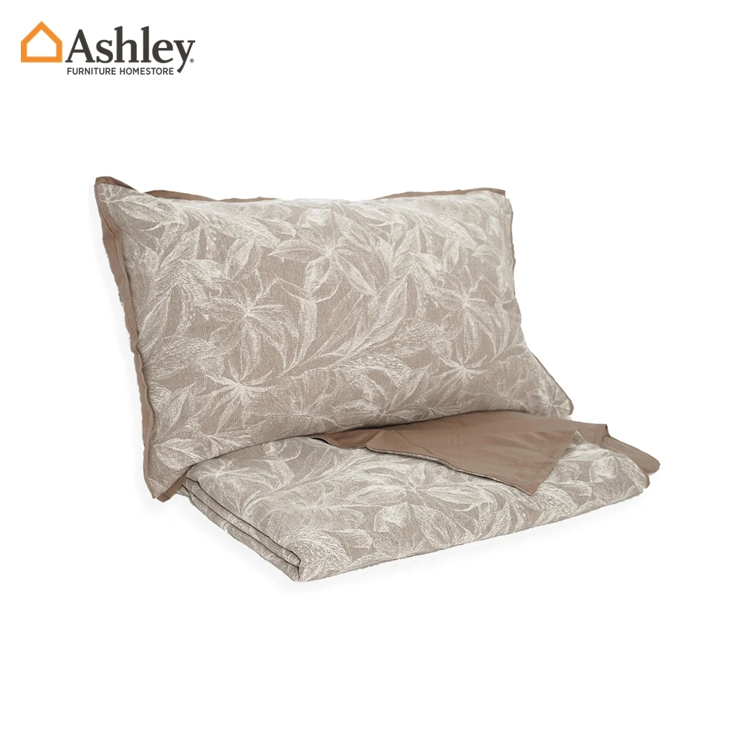 BEDDING SET OF 4 PCS KING - LIGHT BROWN