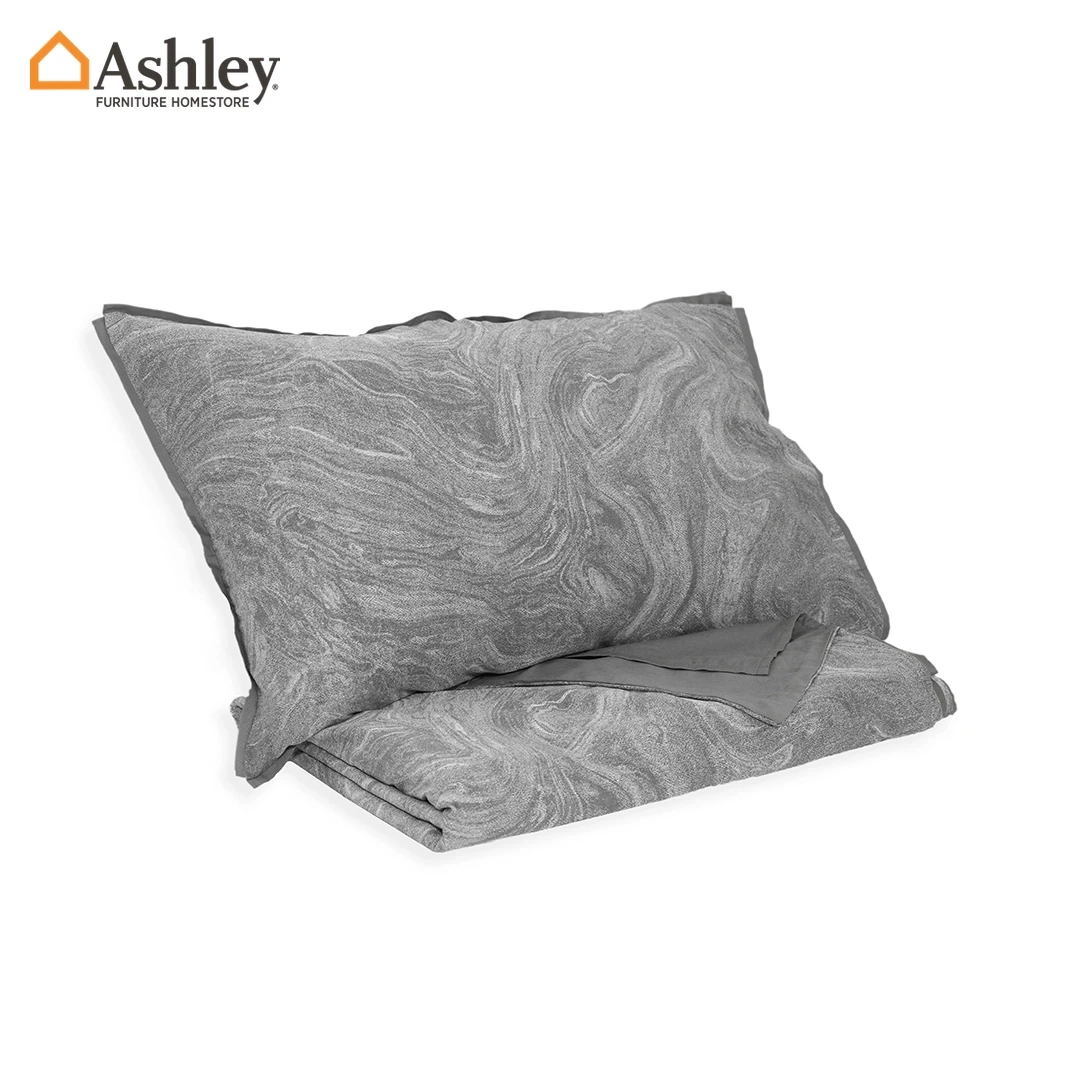 BEDDING SET OF 4 PCS KING - GREY