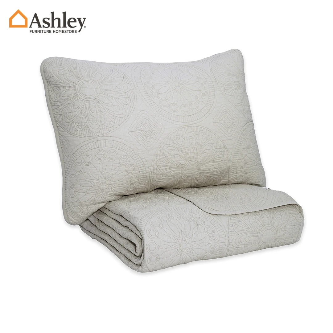 BEDDING SET OF 4 PCS KING - WHITE