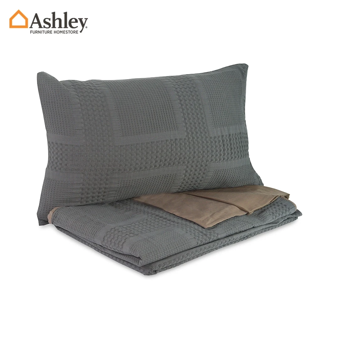 BEDDING SET OF 4 PCS KING - GREY