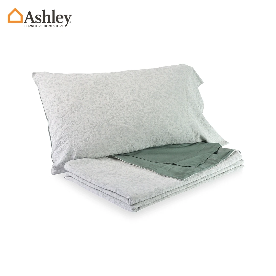 BEDDING SET OF 4 PCS KING - LIGHT GREEN