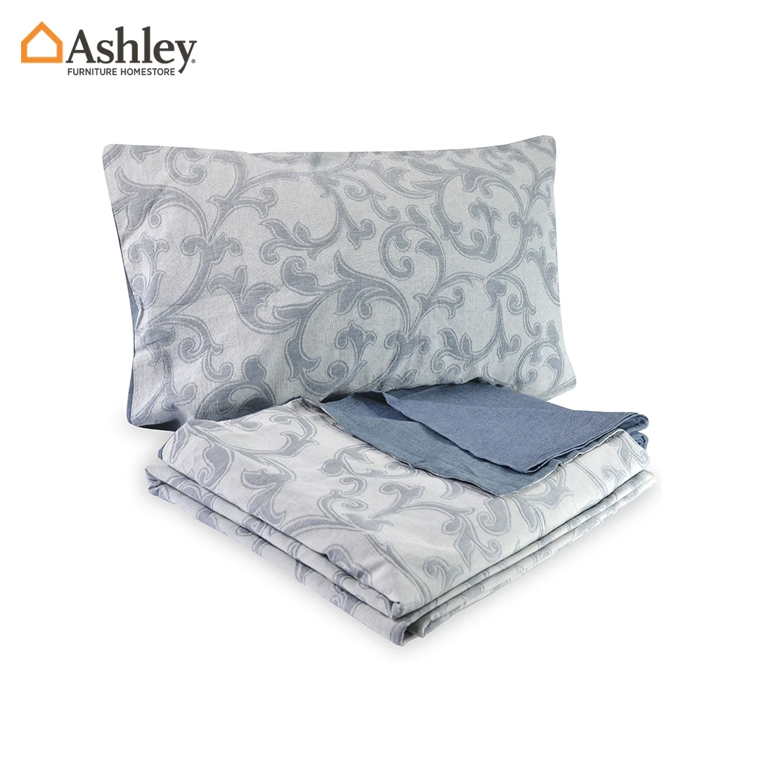 BEDDING SET OF 4 PCS KING - BLUE